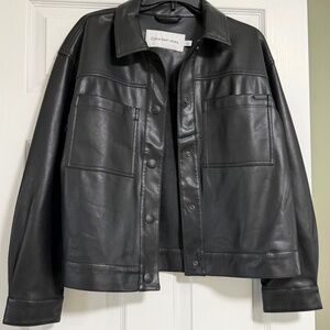 Calvin Klein Jeans Faux Leather Jacket